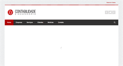 Desktop Screenshot of jejcontabilidade.com.br