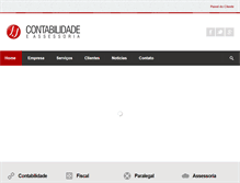 Tablet Screenshot of jejcontabilidade.com.br